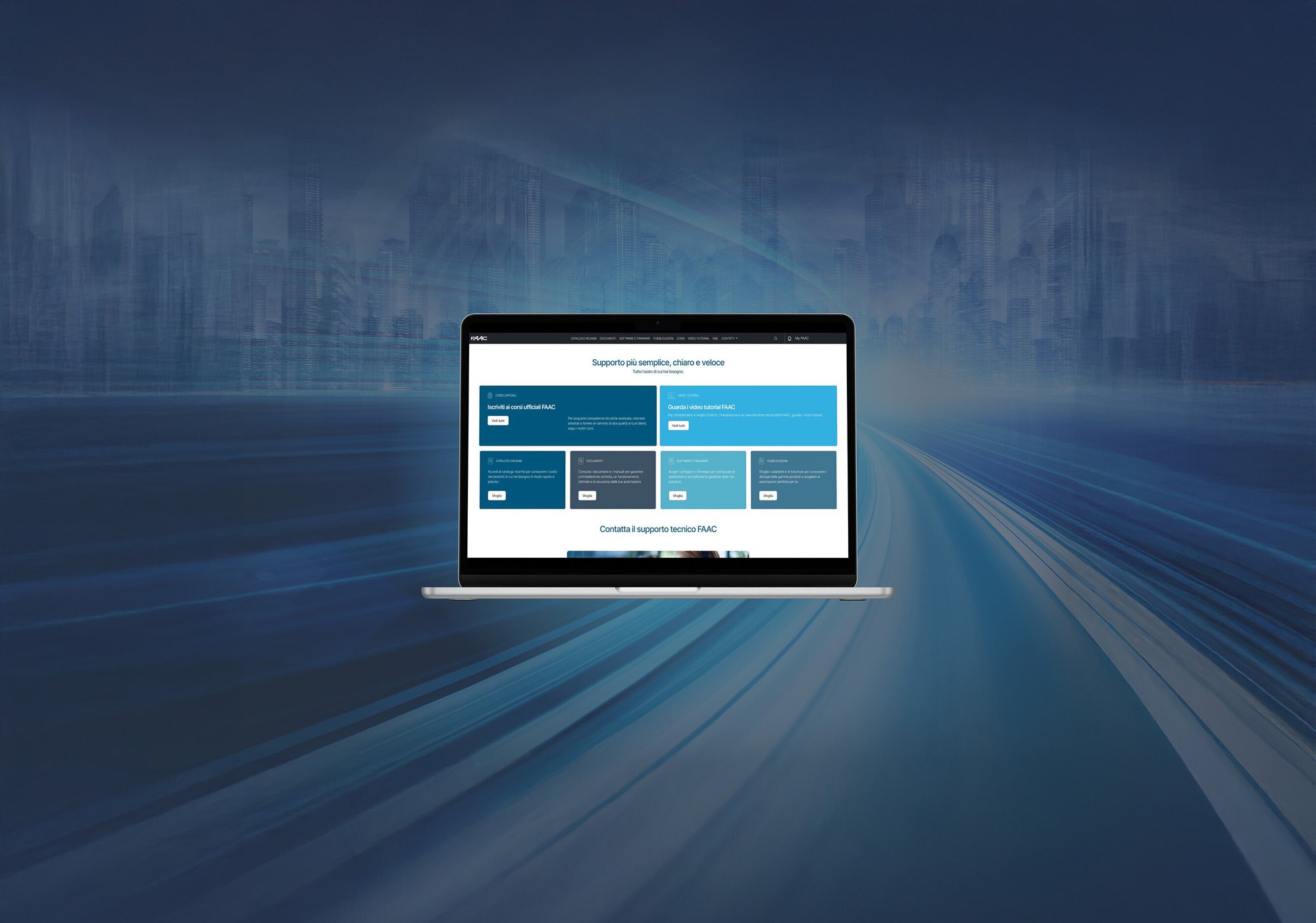 FAAC Technisches Support-Portal