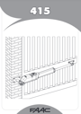 FAAC 415 Manuals