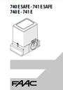 FAAC 740 E - 741 E Manuals