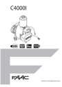 FAAC C4000I Manuals
