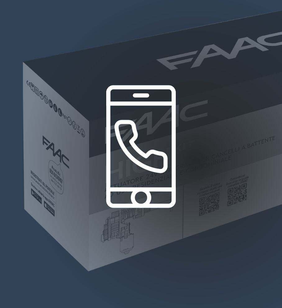 FAAC Pronto Kit assistentie FAAC Pronto Kit assistentie