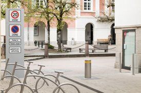 FAAC Poller machen die neue Fussgängerzone in Schopfheim lebhafter und attraktiver
